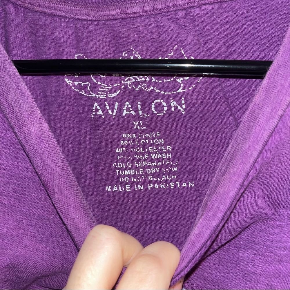 Avalon Purple "Love You" Graphic Tee - Picture 2 of 2